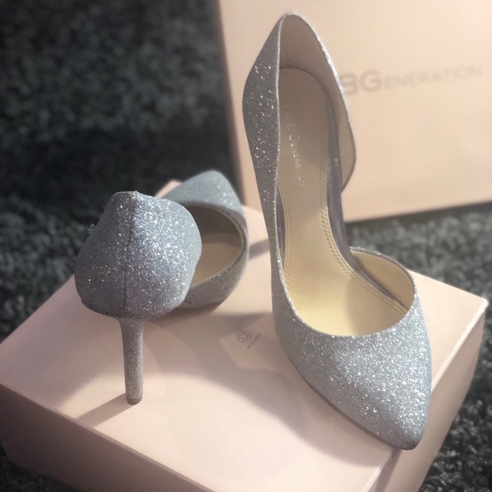 BCBG Sparkly heels